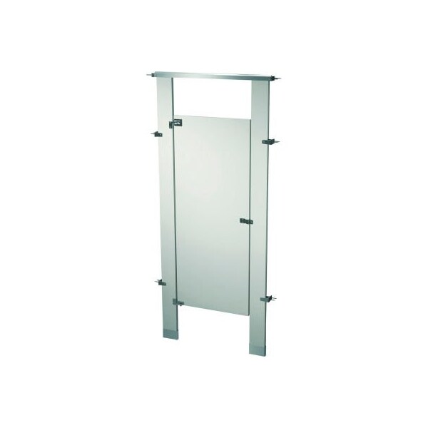 Bradley Bradley Powder Coated Steel 36" Wide Complete Between Wall Compartment, Dove Gray - BW13660-DGR BW13660-DGR - main
